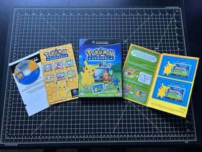 Cartas de lector electrónico sin perforar Pokémon Channel (Nintendo GameCube, 2003) en caja - Probadas Foto 1 de 4