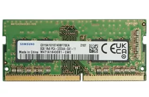 Samsung 8GB DDR4 PC4-25600 3200MHZ 260 Pin SODIMM 1.2V CL 22 Laptop RAM Memory - Picture 1 of 1