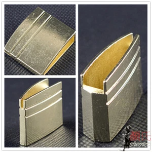 Collar de hoja de montaje de espada dorada Habaki para katana samurai japonesa Wakizashi - Imagen 1 de 8
