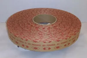 ¡Rollo de carrete envoltorios de monedas de 3 centavos de diamante de 300+ pies de largo! Numismático difícil de encontrar - Imagen 1 de 4