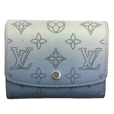 Authentic Louis Vuitton Mahina Portefeuille Iris Compact Wallet M80492 F/S