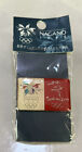 Nagano 1998 & Sydney 2000 Logos Bridge Olympic Pin ~ Red ~ new on card ~ NOS