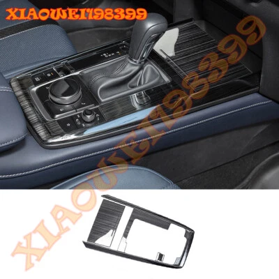 For Mazda CX-30 2020-2022 2PCS Black titanium Gear Shift Box Panel Cover Trim - Image 1 of 4