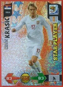 Panini World Cup South Africa 2010 - Star Player - Milos Krasic of Serbia