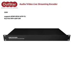 Audio Video Live Streaming Encoder 4CH HDMI to Network 1080P 60FPS 1U Rack - Afbeelding 1 van 7