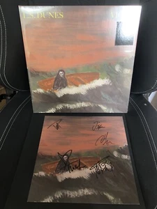 LIMITED EDITION L S DUNES VIOLET OPAQUE SEA BLUE VINYL WITH HAND SIGNED PRINT - Picture 1 of 7