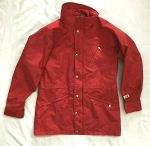 The North Face Brown Label Gore Tex Red Vintage 80's Rain Coat Jacket Men’s Sz M - Picture 1 of 12