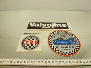 VINTAGE F1 STICKER - KENWOOD RACING TEAM + VALVOLINE - GOOD CONDITION - Imagen 1 de 4