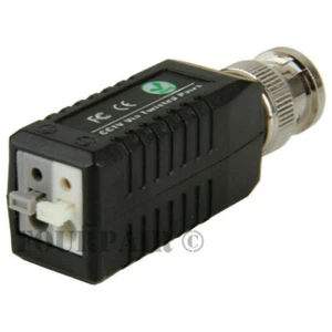 2pcs 1 Pair CCTV Camera Coax BNC AHD TVI Video Balun Transceiver to CAT5e/6 5MP - Picture 1 of 2