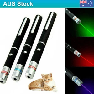 3Pack Laser Pointer Pen Green Purple Red Light Visible Beam Lazer For office Pet - Picture 1 of 9