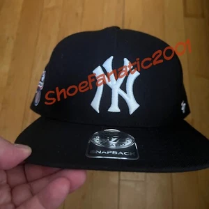 Supreme X Brand 47 X New York Yankee Black 5 Panel Hat Adjustable - Picture 1 of 7