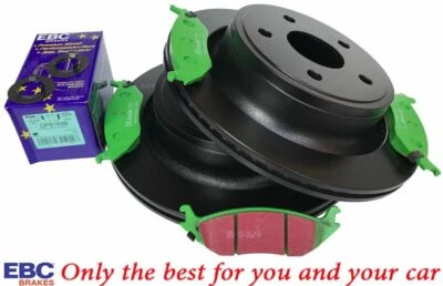 EBC Premium Greenstuff Kit Disques de Frein Plaquettes Arrière Dodge RAM 2003- - Photo 1/4