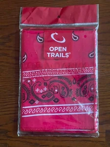 Open Trails XL 2 Bandanas rot 22x22 cm - Bild 1 von 4
