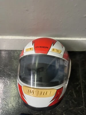 Casco de moto Cyber Hardpact rojo y blanco Foto 1 de 4