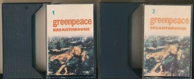 Greenpeace  Breakthrough 1 + 2 1989 2 x Cassette USSR Melodiya NM U2 Gabriel - Image 1 of 4