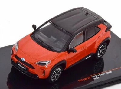TOYOTA YARIS CROSS ORANGE BLACK ROOF 2022 IXO CLC510N 1:43 DIE CAST METAL - Photo 1/4