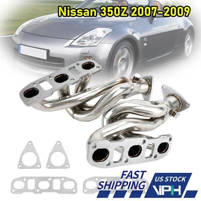 1× Stainless Exhaust Header Kit For Nissan 350Z / 370Z & 08-13 Infiniti G37 3.7 - Image 1 of 4