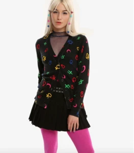 "SAILOR MOON SYMBOLE CARDIGAN SCHLEIFENPULLOVER ""NEU MIT ETIKETT" - Bild 1 von 2