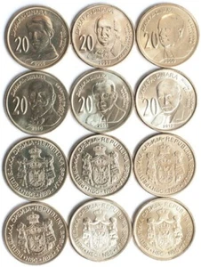Serbia Juego 6 Monedas 2006-2012 Famosos (#2681) - Imagen 1 de 1