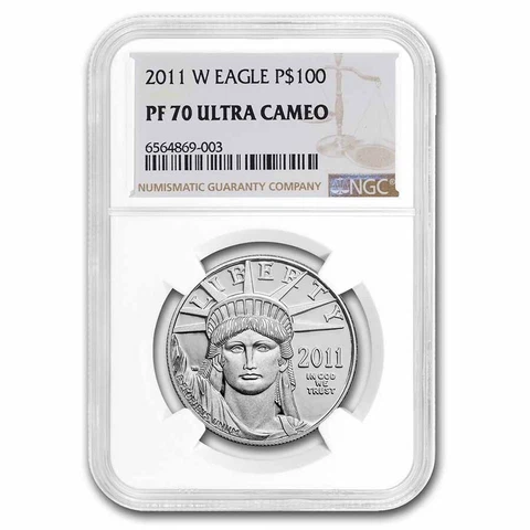 2011-W 1 oz Proof Platinum American Eagle PF-70 NGC - SKU #66843 Cover