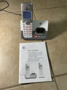 AT&T EL52103 Dect 6.0 Cordless Phone Answering System w/ Caller ID + Manual - Picture 1 of 3