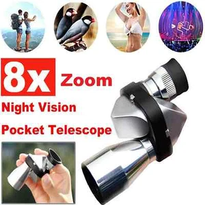 Portable HD Mini Pocket Monocular Telescope High Magnification Zoom Outdoor Tool - Picture 1 of 12