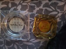 Set Of 2 Vintage Ash TRAYS Holiday Inn AND BEST WESTERN 