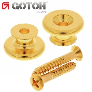 NEW Gotoh EP-B3 End Pins Oversized Strap Button for Guitar & Bass - GOLD - Picture 1 of 2