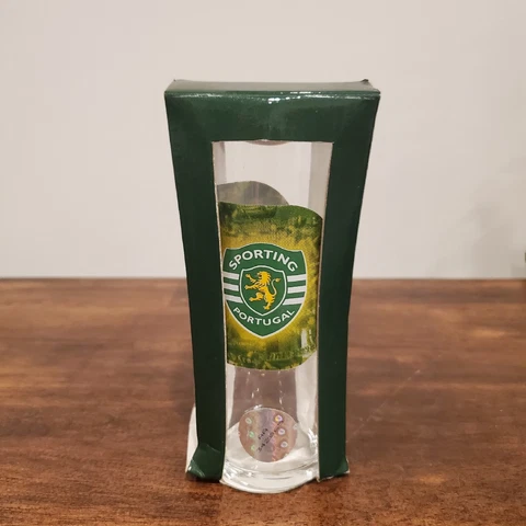 Sporting Lisbon Clube De Portugal Barware Shot Glass Souvenir 20cl Cover