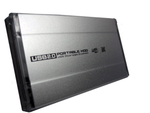 Case Caja Externa de Disco Duro HDD 2.5 Ide SATA USB 2.0 Super Slim Aluminio