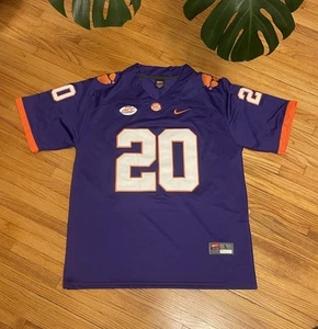 Vintage Men’s Large Nike CLEMSON TIGERS #20 Brian Dawkins ACC Patch Sewn Jersey - Picture 1 of 10