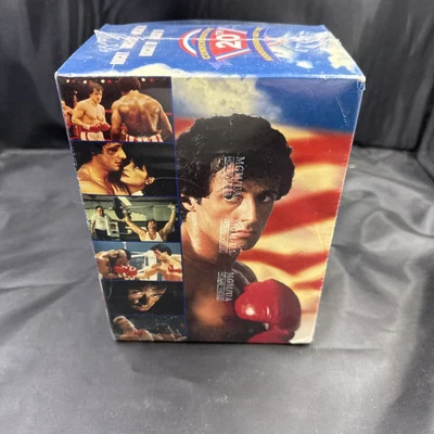 Rocky Box Set 20th Anniversary MGM Boxing Vintage 1995 Movie VHS Tapes - Image 1 of 4