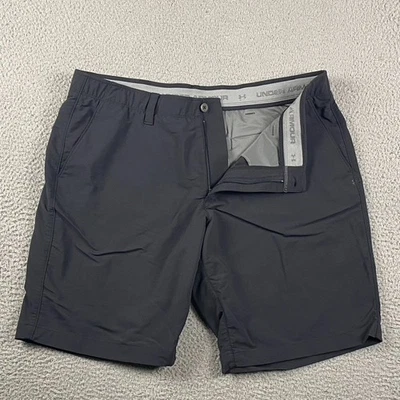 Under Armour Loose Fit HeatGear Performance Golf Shorts Men's 40 Black - Image 1 of 4