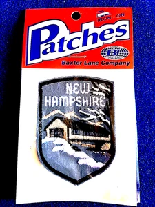Patch ricordo viaggio vintage New Hampshire Snow - Nuova - Spedizione gratuita! - Foto 1 di 2