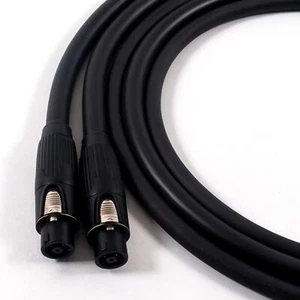 Cable de altavoz Tour Grade NL8 Speakon plomo van Damme serie negra. 2,5 mm y 4 mm - Imagen 1 de 4