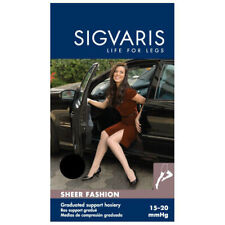 Sigvaris 120N Sheer Fashion 15-20 Closed Toe Thigh High