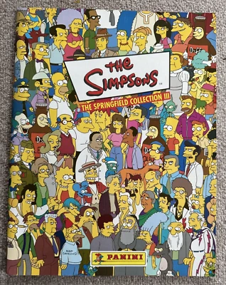 Panini The Simpsons Springfield Collection III Sticker Album [Incomplete] - Image 1 of 4