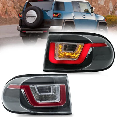 Par de luces traseras LED transparentes VLAND para Toyota FJ Cruiser 2007-2017 Foto 1 de 4