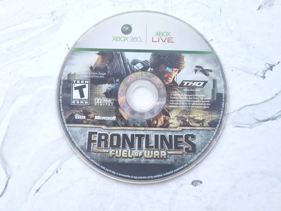 Frontlines: Fuel of War XBOX 360 PAL - Disc Only - Tested - Image 1 of 1