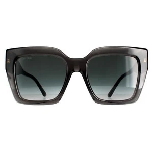 Jimmy Choo Sunglasses ELENI/G/S KB7 9O Gray Dark Gray Gradient - Picture 1 of 4