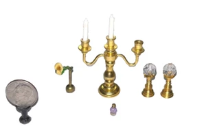 Vintage Doll House Solid Brass Candle Holder,Flower Holder,Table Items - Picture 1 of 5