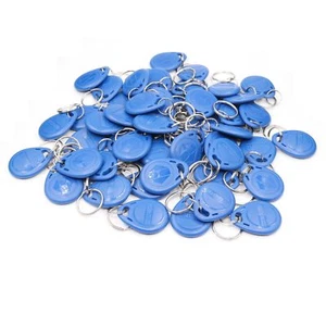 100 PIEZAS 125Khz RFID EM TARJETA TK4100 Chip Etiquetas Llaveros - Imagen 1 de 4