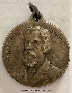 GOFFREDO MAMELI AL POETA SOLDATO ROMA 1849 MEDAGLIA RISORGIMENTO ITALIANO - Picture 1 of 6