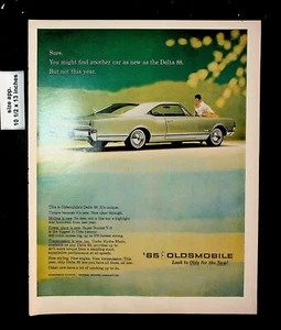 1965 Oldsmobile 65 Delta 88 Green Vintage Print Ad 27892 - Picture 1 of 1