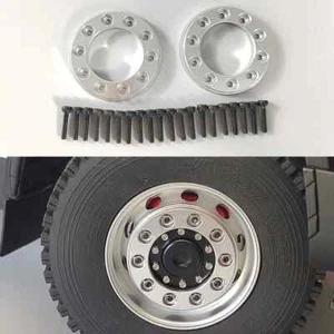 Retenedor de tapacubos 2 piezas para camión Tamiya RC Scania Actros Volvo 1/14 piezas - Imagen 1 de 6