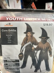 Youth Unisex Corn Goblin Halloween Costume (Size M - 8) - Picture 1 of 3