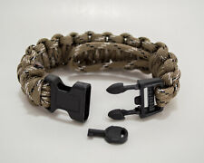 Military/Law Enforcement Adjustable Survival Paracord Bracelet w/Handcuff Key
