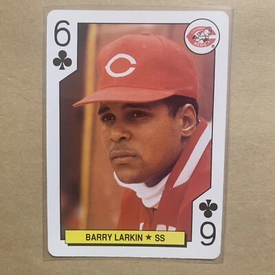 1991 U.S. Playing Cards All-Stars Baseball Card #6C Barry Larkin  - Image 1 of 2