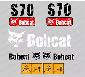 Bobcat S70 Mini Décalque Autocollant Set - Afbeelding 1 van 1