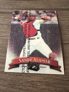 1998 Topps Finest Baseball Card #119 Sandy Alomar, Indians (N1) - Picture 1 of 2